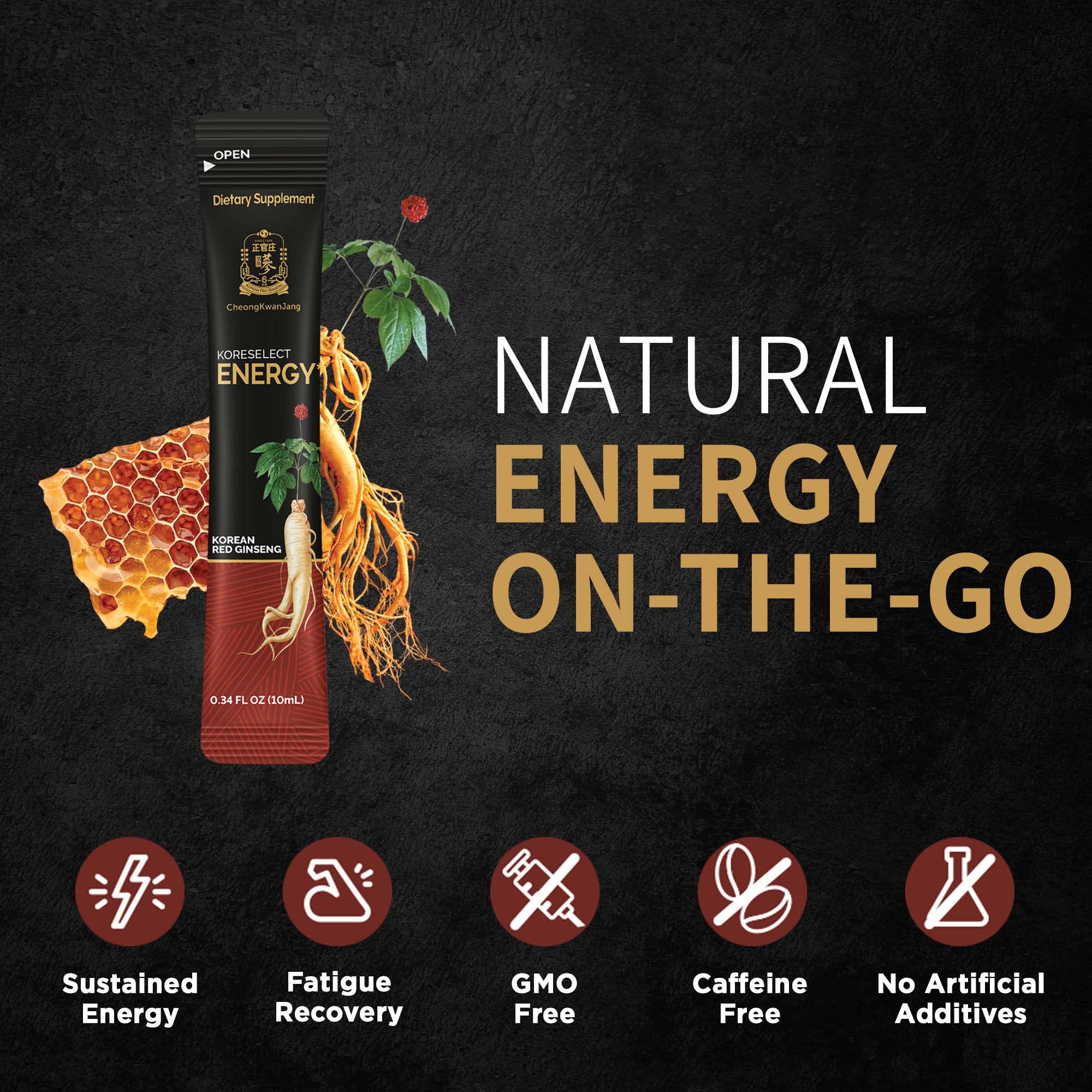 Foto 5 pulgar | Extracto De Ginseng Rojo Coreano Energy Booster Koreselect, 10 Barras - Venta Internacional.
