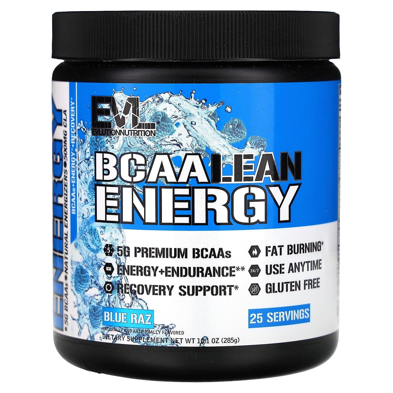 Foto 2 pulgar | Suplemento Bcaa Lean Energy Blue Raz De Evlution Nutrition, 285 G - Venta Internacional.