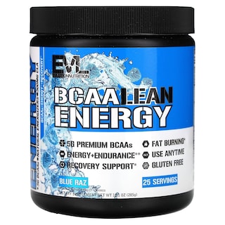 Foto 1 | Suplemento Bcaa Lean Energy Blue Raz De Evlution Nutrition, 285 G - Venta Internacional.