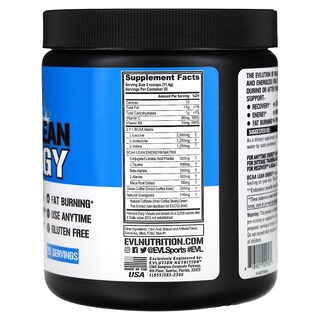 Foto 2 | Suplemento Bcaa Lean Energy Blue Raz De Evlution Nutrition, 285 G - Venta Internacional.