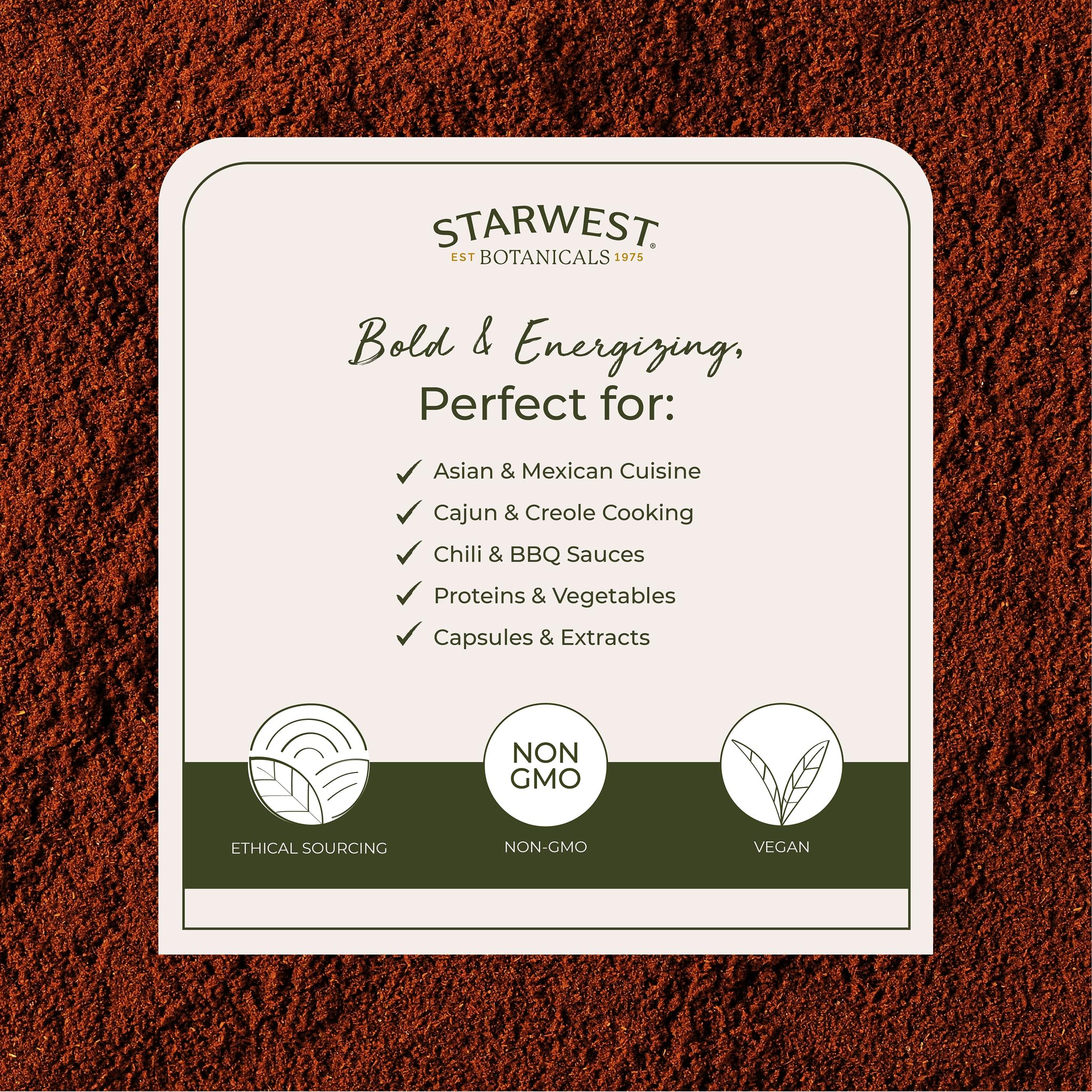 Foto 4 pulgar | Ají En Polvo Starwest Botanicals 454 G Orgánico - Venta Internacional.