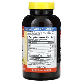 Foto 2 | Suplemento De Aceite De Pescado Inodoro Omega-3 De Sundance, 1200 Mg, 150 Unidades - Venta Internacional.