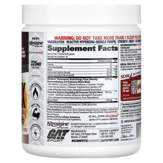 Foto 2 | Suplemento Gat Nitraflex Burn Spicy Mango-rita 208,8 G - Venta Internacional.