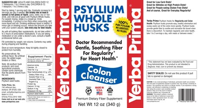 Foto 6 | Suplemento De Fibra Yerba Prima Psyllium Husk 340 Ml Vegano - Venta Internacional.