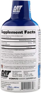 Foto 2 | Suplemento Líquido De L-carnitina Gat Sport 1500 Mg 480 Ml Sandía - Venta Internacional.