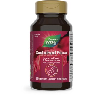 Foto 1 | Suplemento Nature's Way Sustained Focus 60 Cápsulas - Venta Internacional.