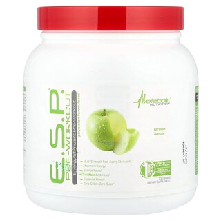 Foto 1 | Manzana Verde E.s.p. Pre-workout Metabolic Nutrition, 300 G - Venta Internacional.