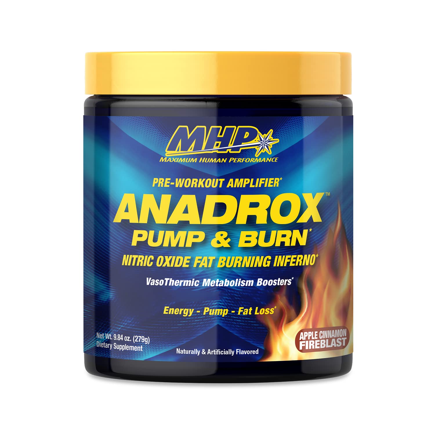 Foto 2 pulgar | Máximo Rendimiento Humano Antes Del Entrenamiento Mhp Anadrox Apple Cinnamon - Venta Internacional.
