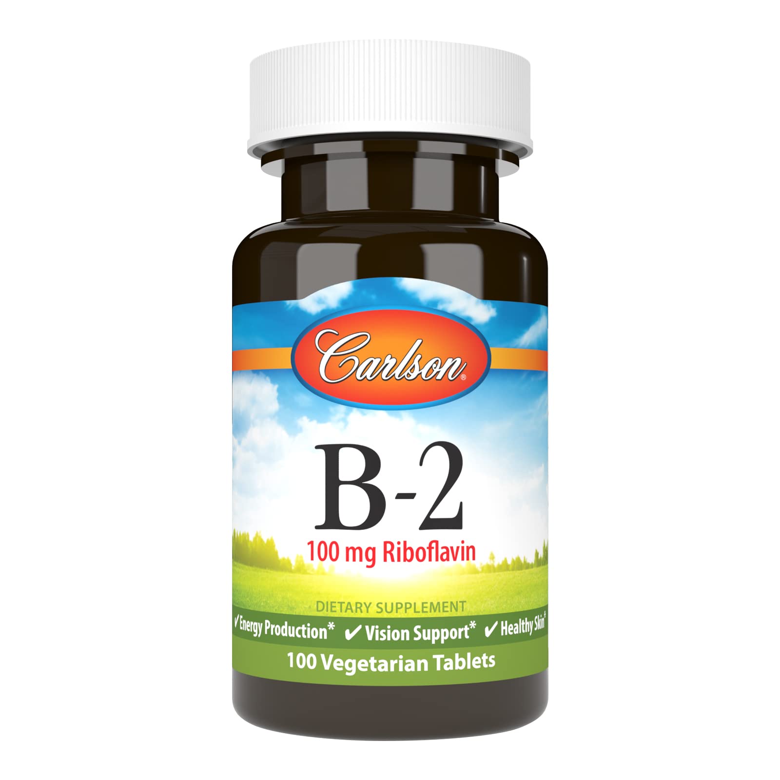 Foto 2 pulgar | Suplemento Carlson B-2 100 Mg De Riboflavina 100 Tabletas Vegetarianas - Venta Internacional.