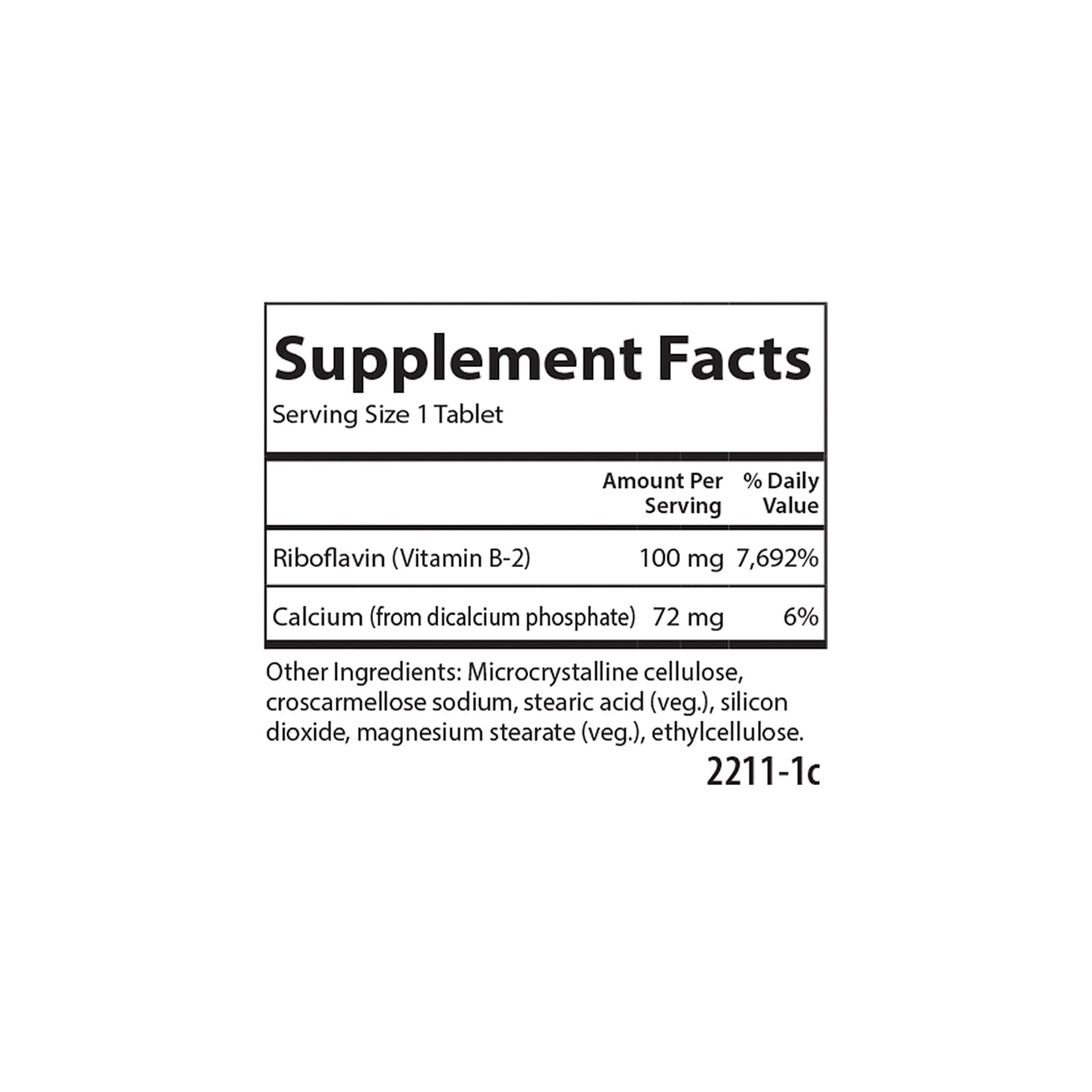 Foto 5 pulgar | Suplemento Carlson B-2 100 Mg De Riboflavina 100 Tabletas Vegetarianas - Venta Internacional.