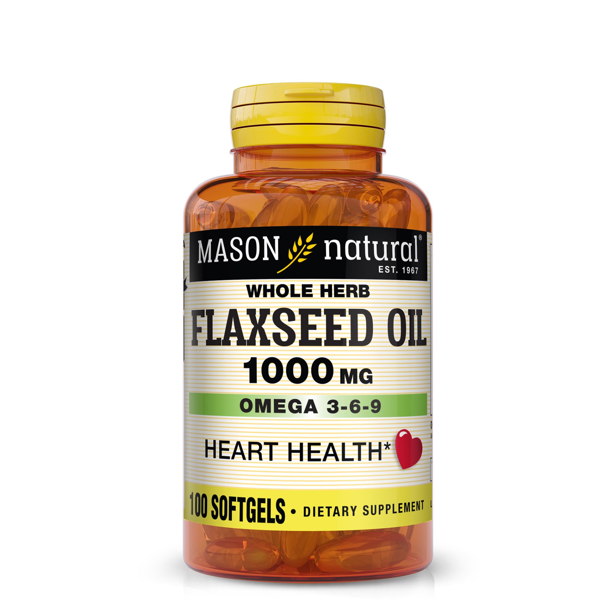 Foto 1 | Suplemento De Aceite De Semillas De Lino Mason Natural 1000 Mg De Omega 3-6-9 - Venta Internacional.