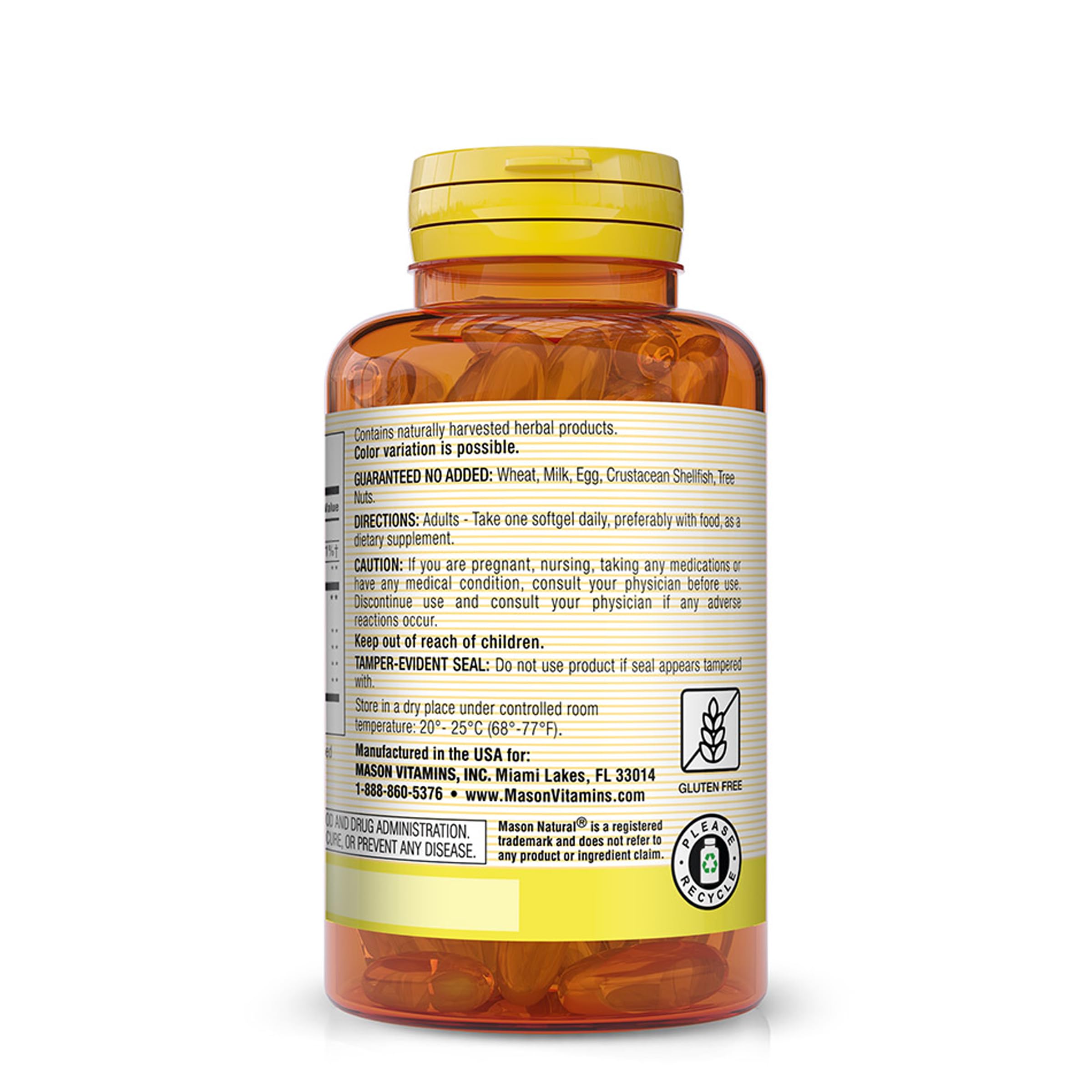 Foto 4 pulgar | Suplemento De Aceite De Semillas De Lino Mason Natural 1000 Mg De Omega 3-6-9 - Venta Internacional.