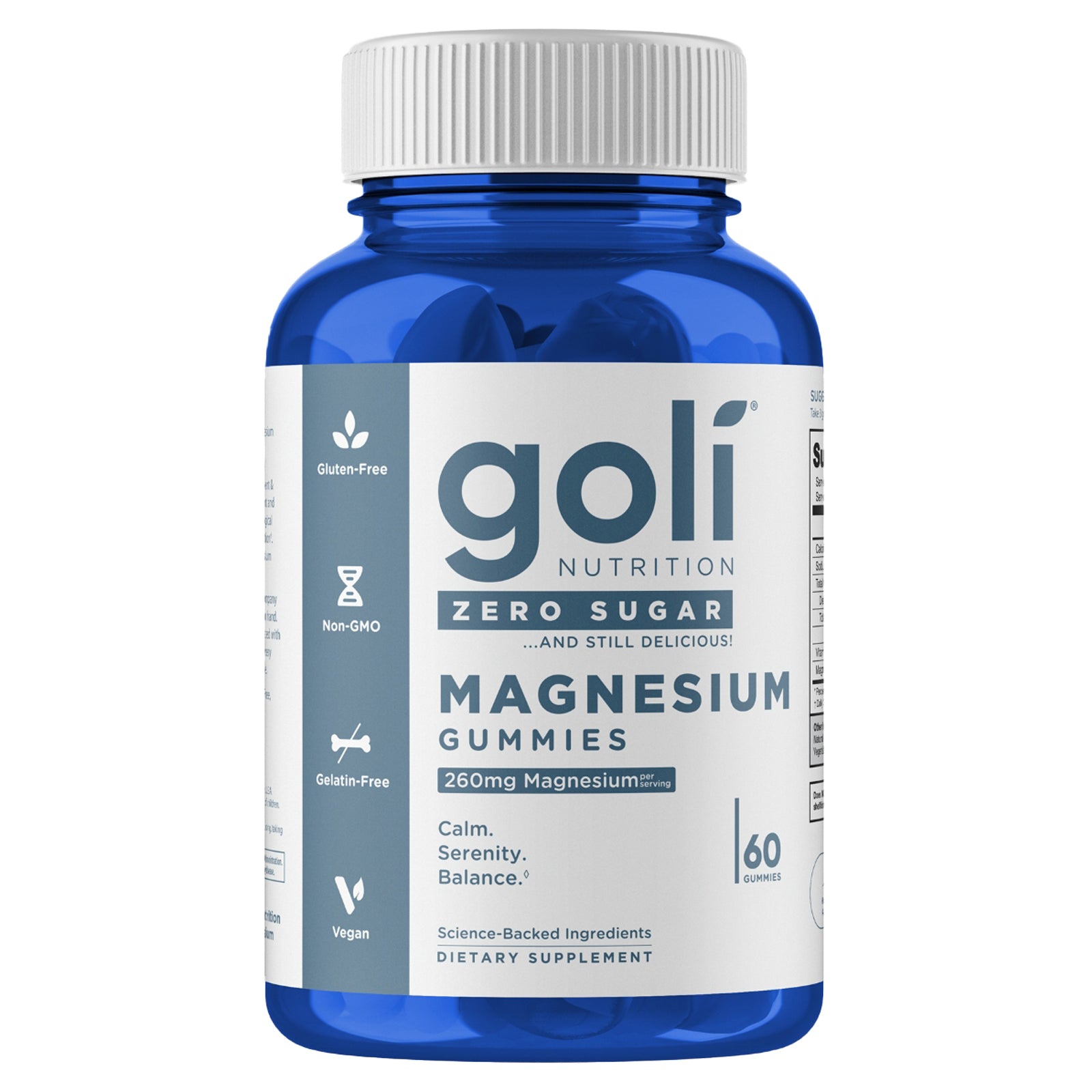Foto 2 pulgar | Gomitas De Magnesio Supplement Goli Nutrition 60 Gomitas - Venta Internacional.