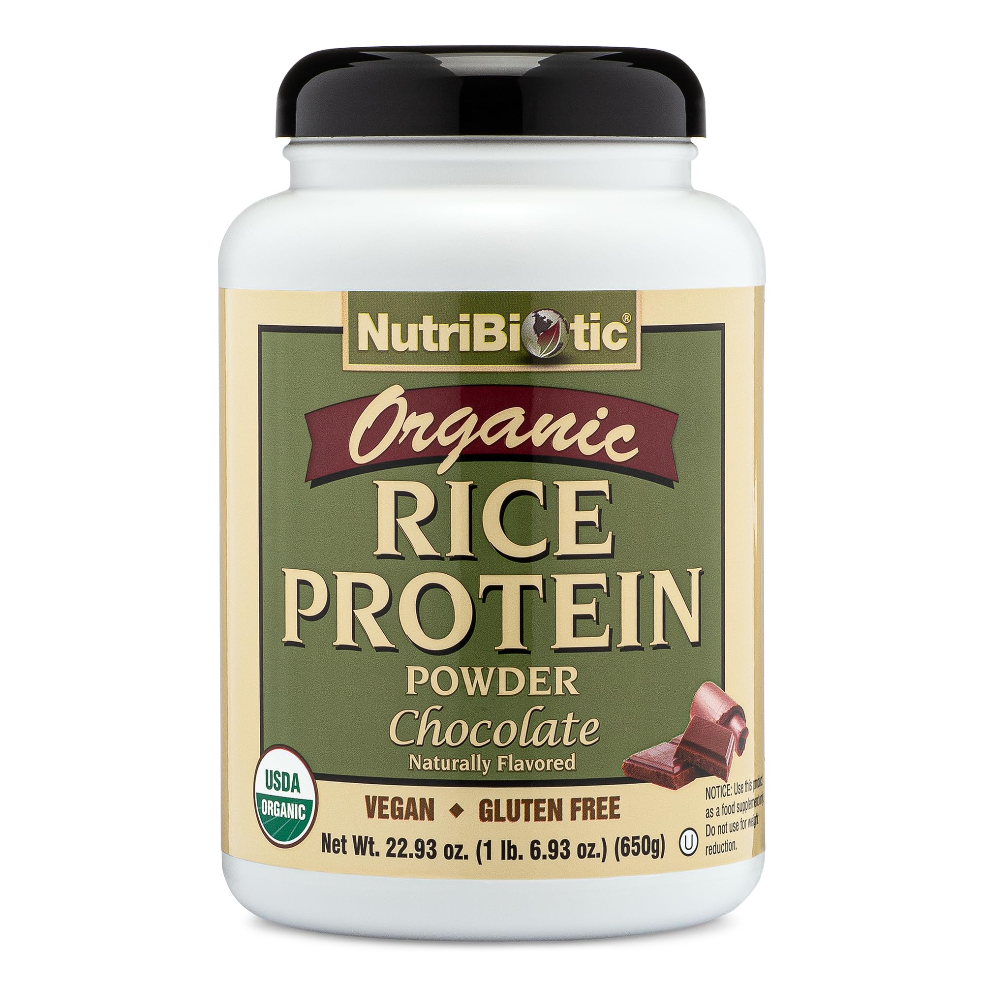Foto 2 pulgar | Proteína En Polvo Nutribiotic, Arroz Y Chocolate, 680 Ml, Vegana - Venta Internacional.