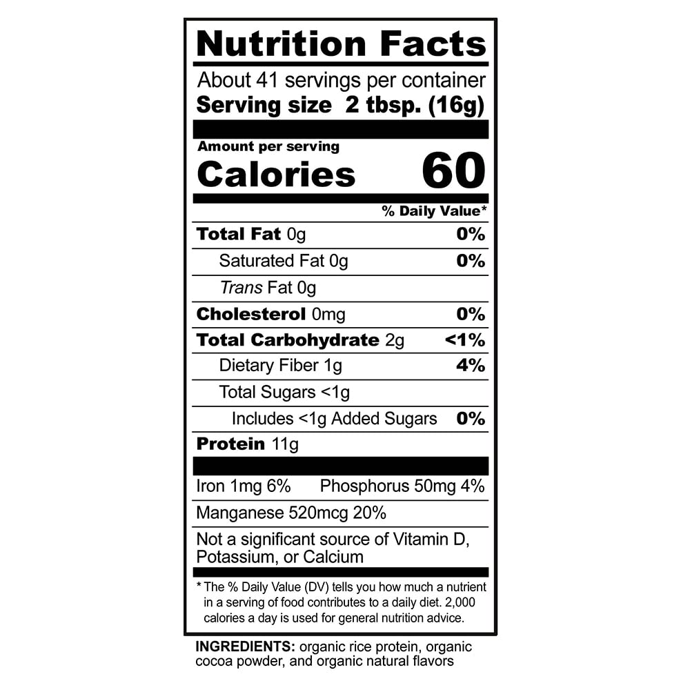 Foto 6 pulgar | Proteína En Polvo Nutribiotic, Arroz Y Chocolate, 680 Ml, Vegana - Venta Internacional.