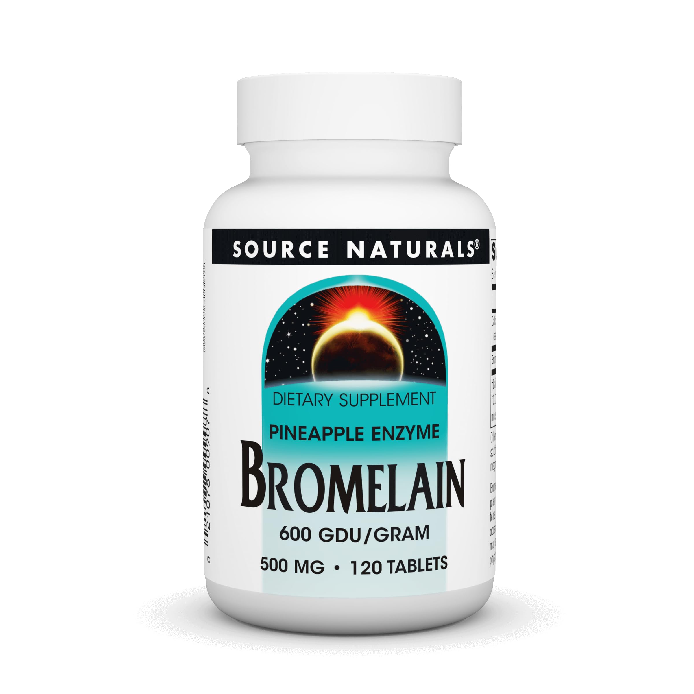 Foto 2 pulgar | Supplement Source Naturals Bromelina 500 Mg 120 Comprimidos - Venta Internacional.