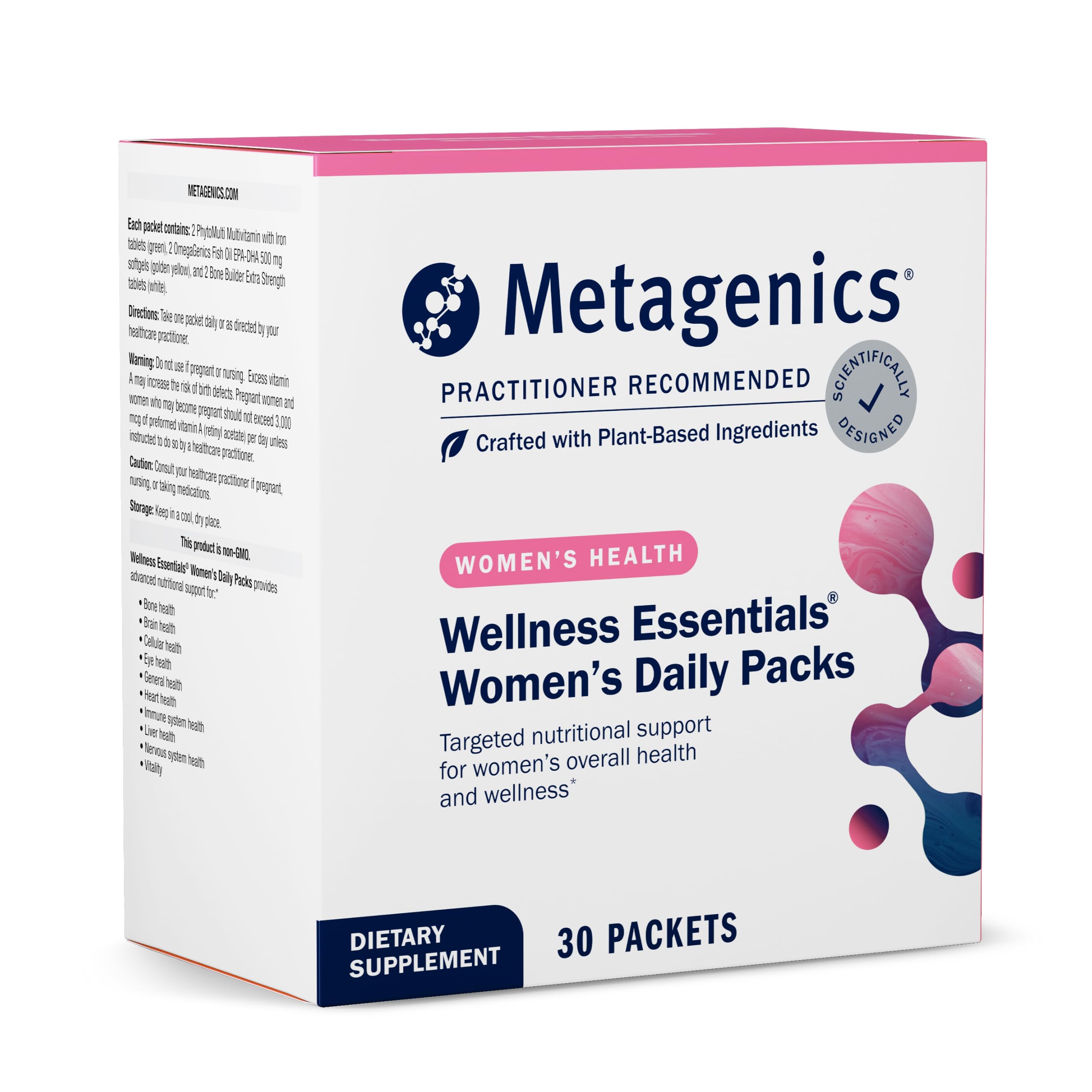 Foto 2 pulgar | Suplemento Metagenics Wellness Essentials Para Mujer, 30 Paquetes - Venta Internacional.