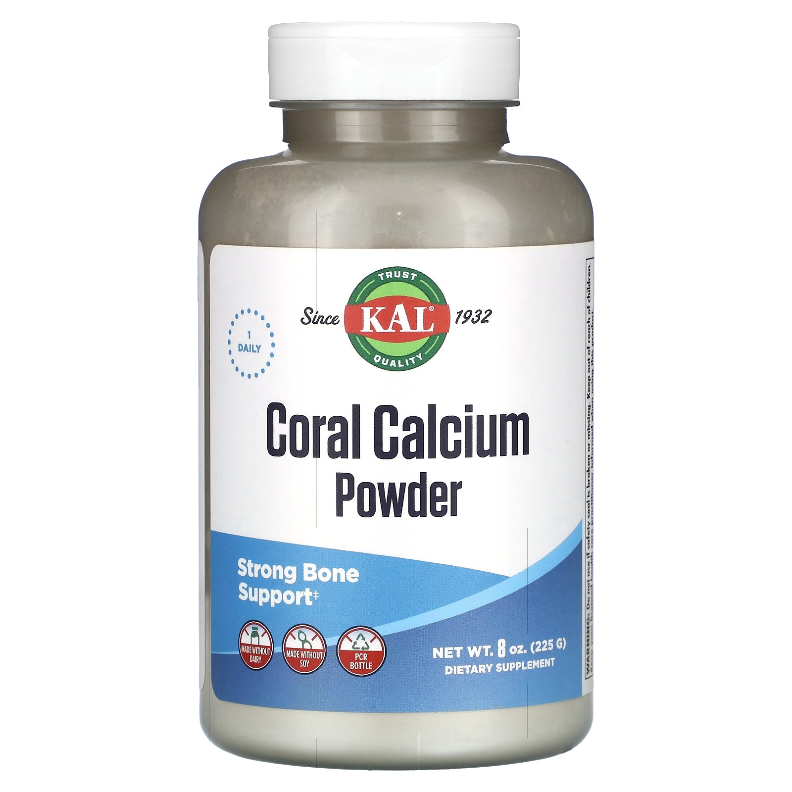 Foto 2 pulgar | Suplemento Kal Coral Calcium Powder 225 G (8 Oz) - Venta Internacional.