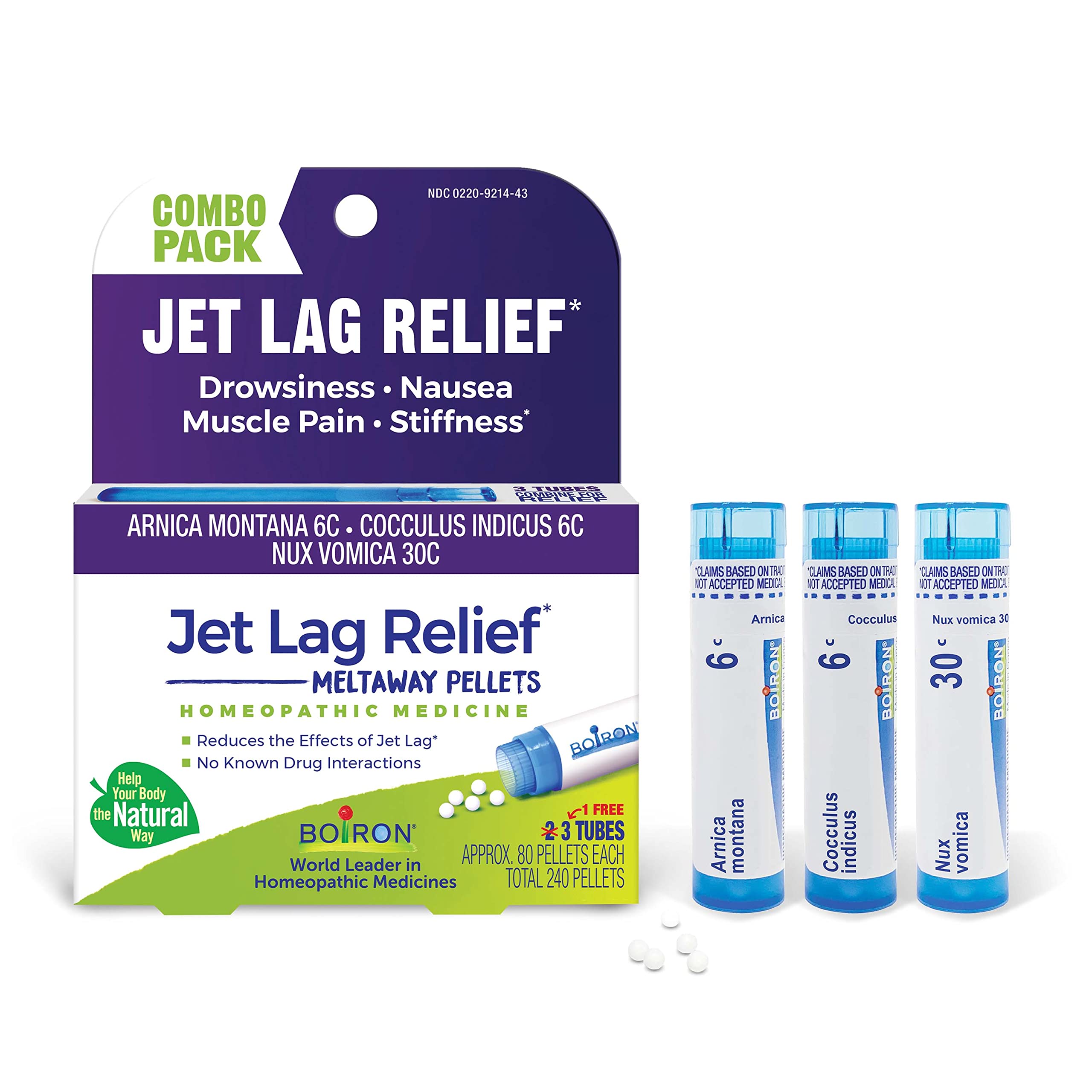 Foto 1 | Kit Boiron Travel Essential Para Aliviar El Desfase Horario, 3 Unidades - Venta Internacional.