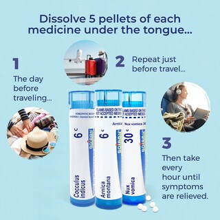 Foto 5 | Kit Boiron Travel Essential Para Aliviar El Desfase Horario, 3 Unidades - Venta Internacional.