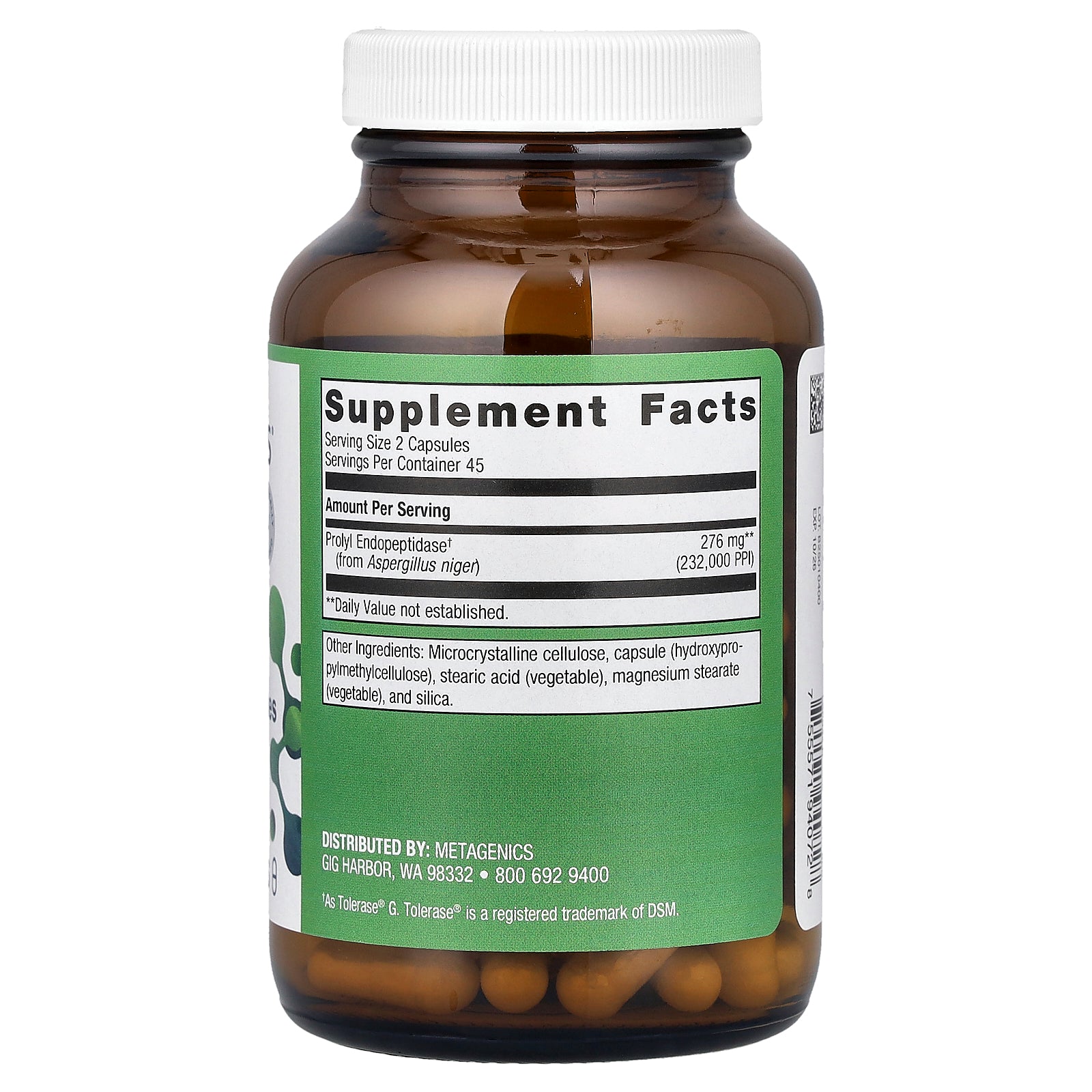 Foto 3 pulgar | Suplemento Metagenics Spectrazyme Gluten Digest Enzymes 90 Cápsulas - Venta Internacional.
