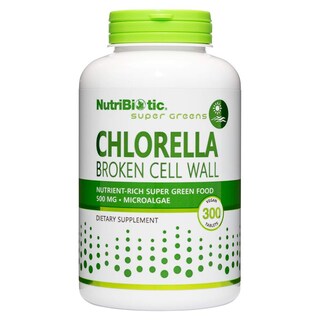 Foto 1 | Suplemento Nutribiotic Chlorella Super Green Food 500 Mg 300 Tabletas - Venta Internacional.