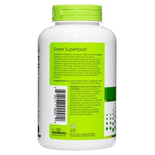 Foto 2 | Suplemento Nutribiotic Chlorella Super Green Food 500 Mg 300 Tabletas - Venta Internacional.
