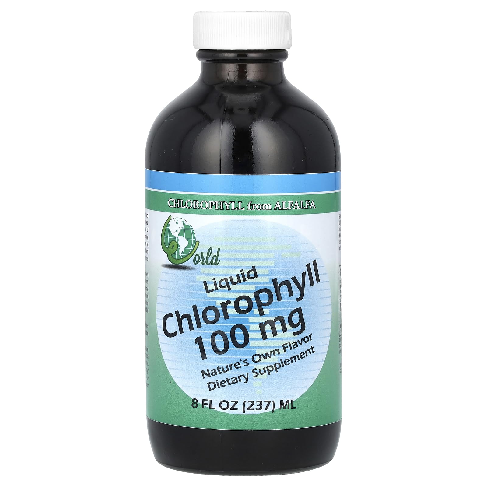 Foto 2 pulgar | Líquido De Clorofila Orgánico Supplement World 100 Mg 240 Ml - Venta Internacional.