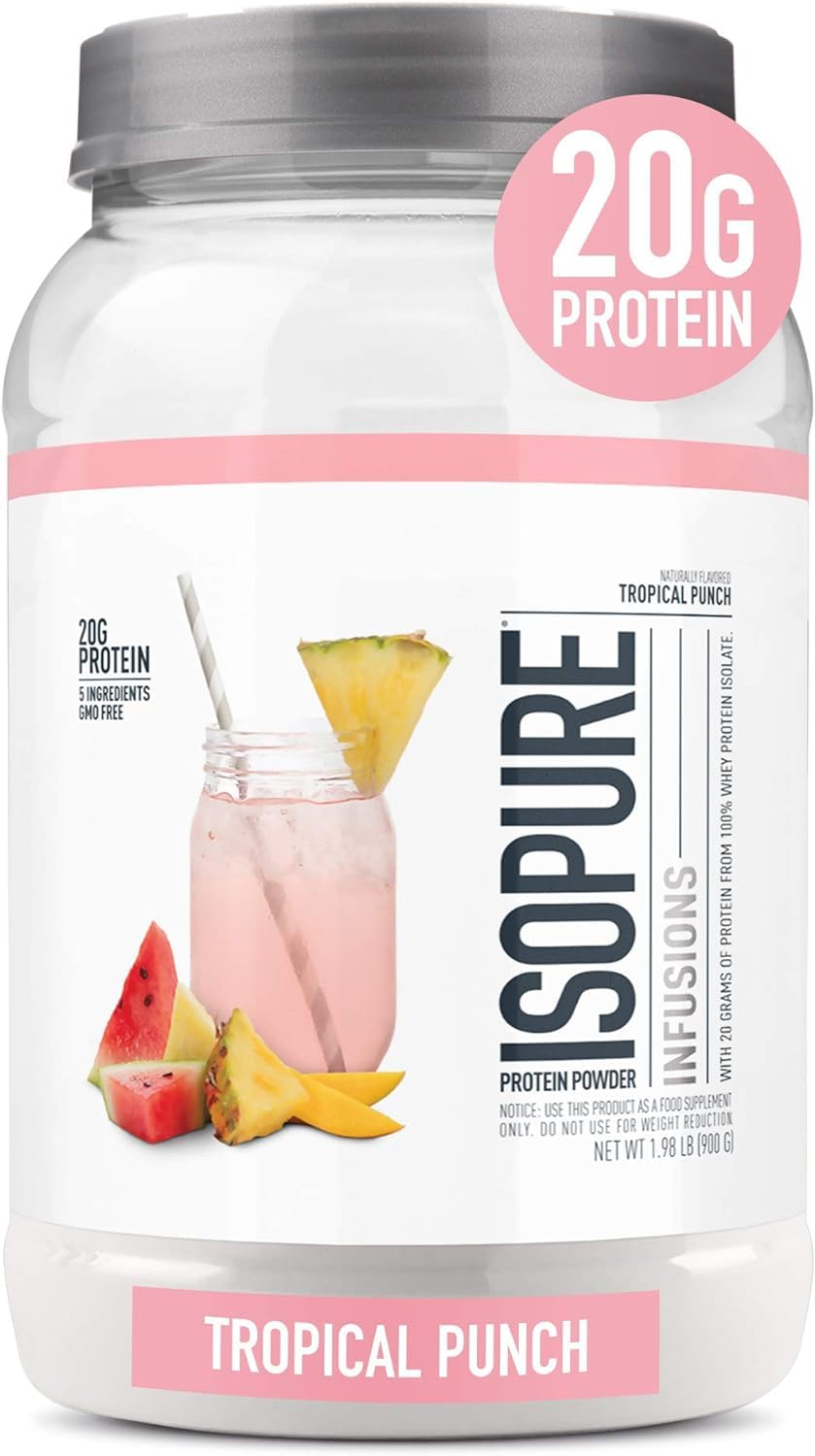 Foto 2 pulgar | Proteína En Polvo Isopure Clear Whey Isolate Tropical 36 Serv - Venta Internacional.