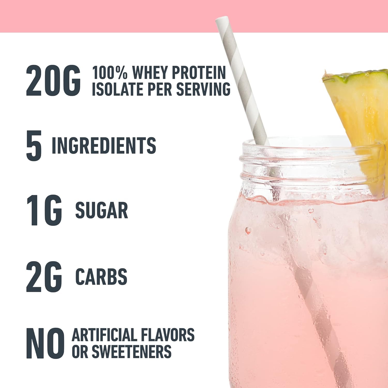 Foto 6 pulgar | Proteína En Polvo Isopure Clear Whey Isolate Tropical 36 Serv - Venta Internacional.
