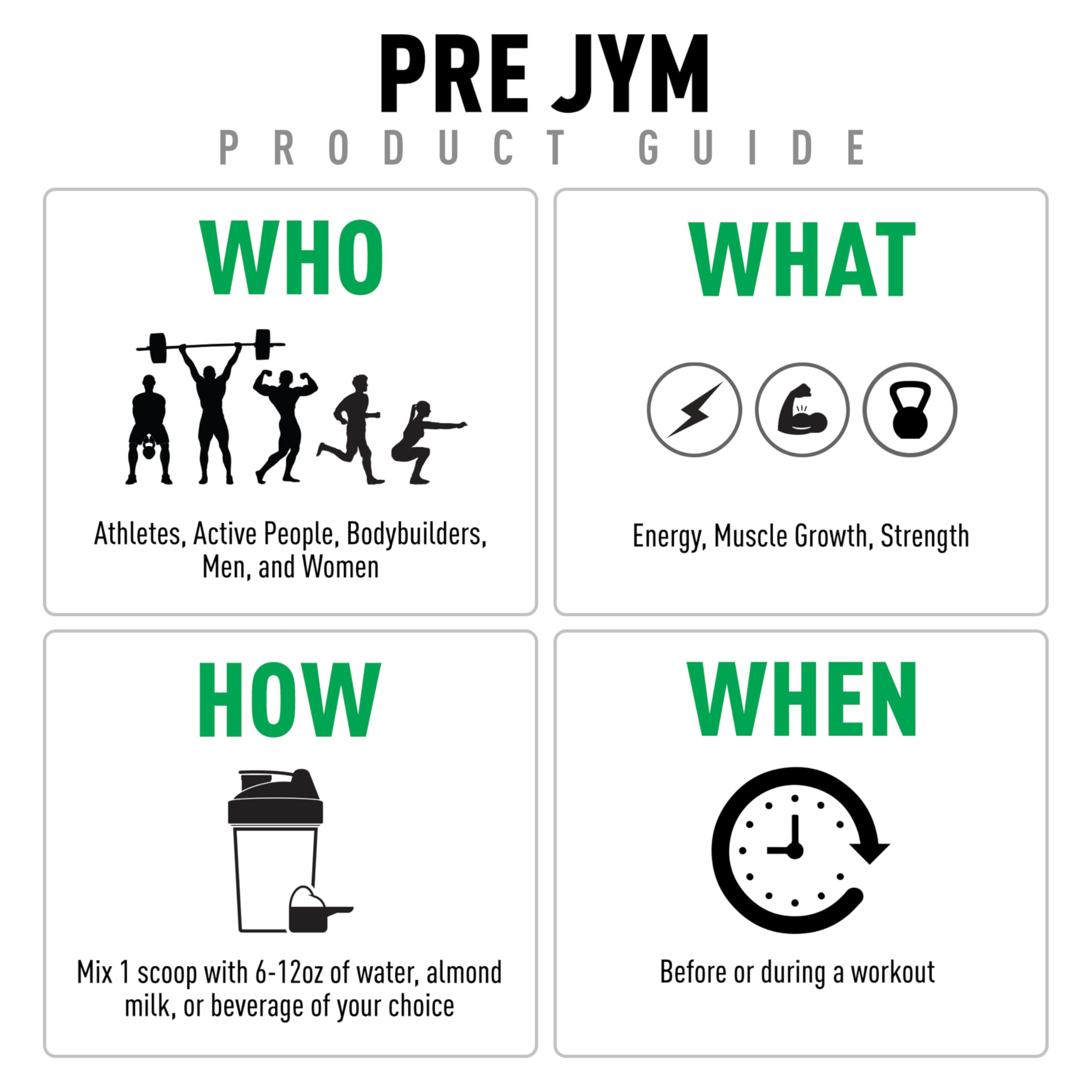 Foto 3 pulgar | Pre Workout Powder Jym Supplement Science Pre Jym Con Sabor A Fresa Y Kiwi - Venta Internacional.
