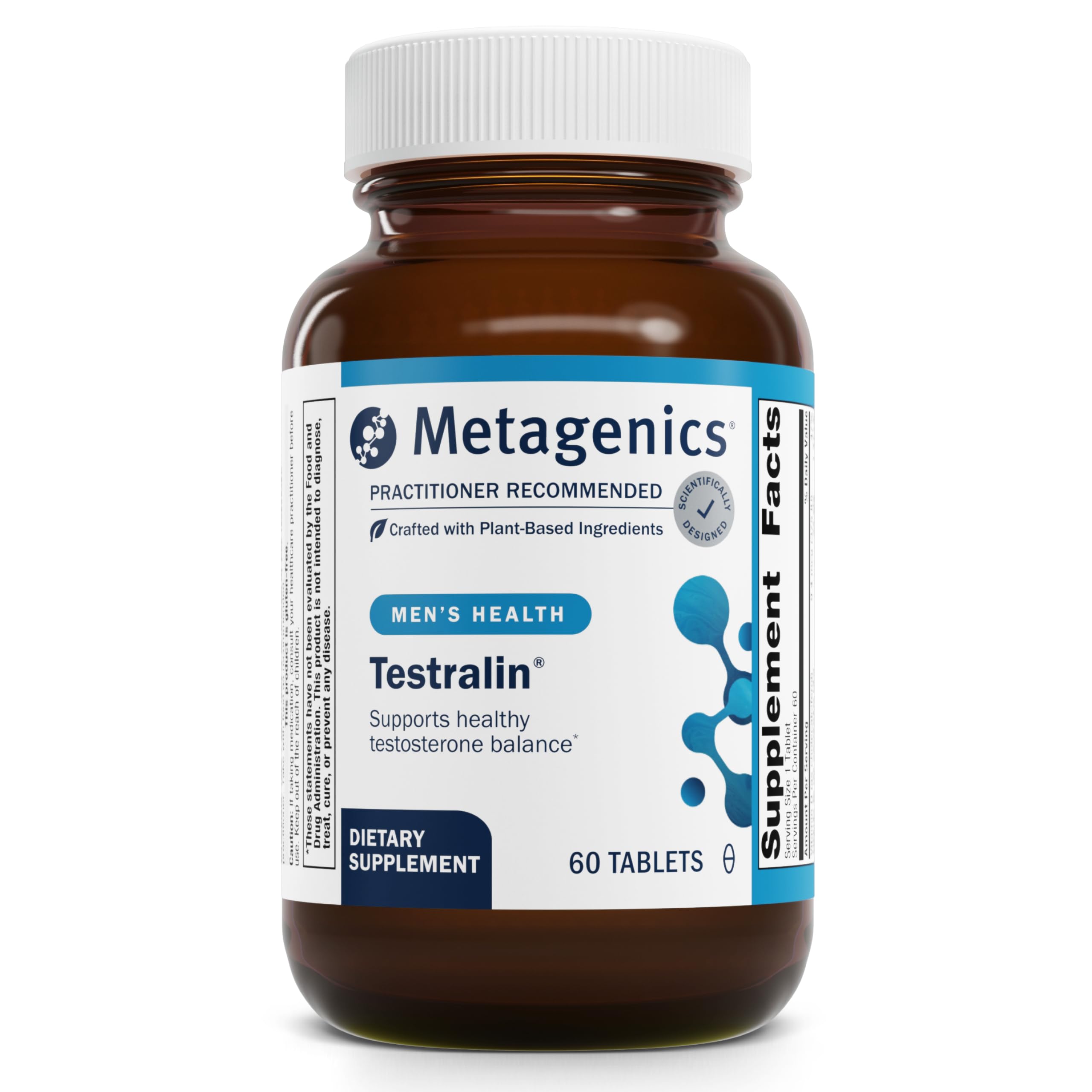 Foto 2 pulgar | Suplemento Metagenics Testralin Testosterone Support 60 Comprimidos - Venta Internacional.