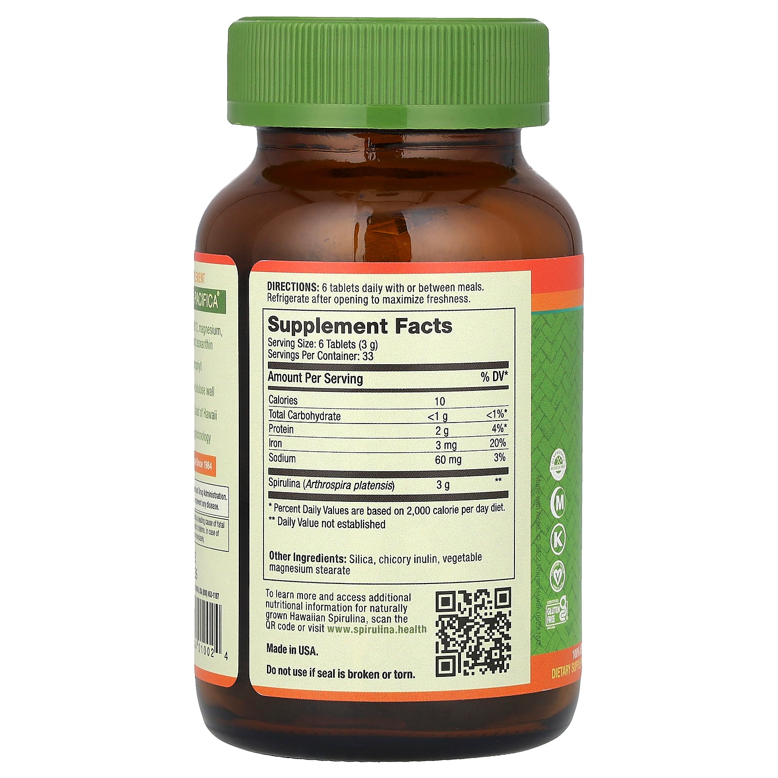 Foto 3 pulgar | Suplemento Nutrex Hawaii Pure Hawaii Spirulina Hawaiana 200 Comprimidos - Venta Internacional.