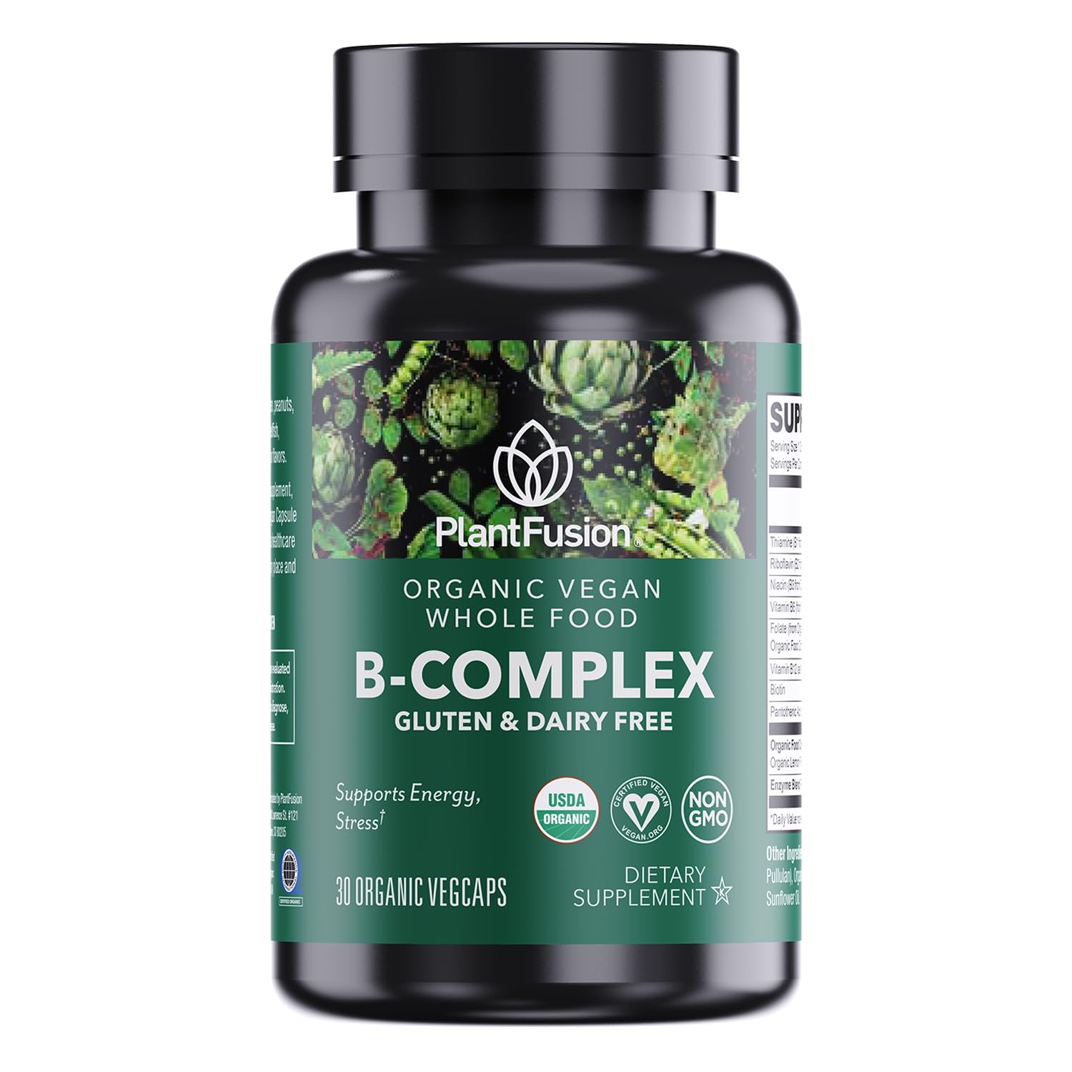 Foto 2 pulgar | Suplemento Plantfusion, Complejo Orgánico De Vitamina B, 30 Cápsulas - Venta Internacional.