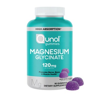 Foto 1 | Gomitas De Glicinato De Magnesio Quinol 120 Mg, 90 Unidades (paquete De 1) - Venta Internacional.