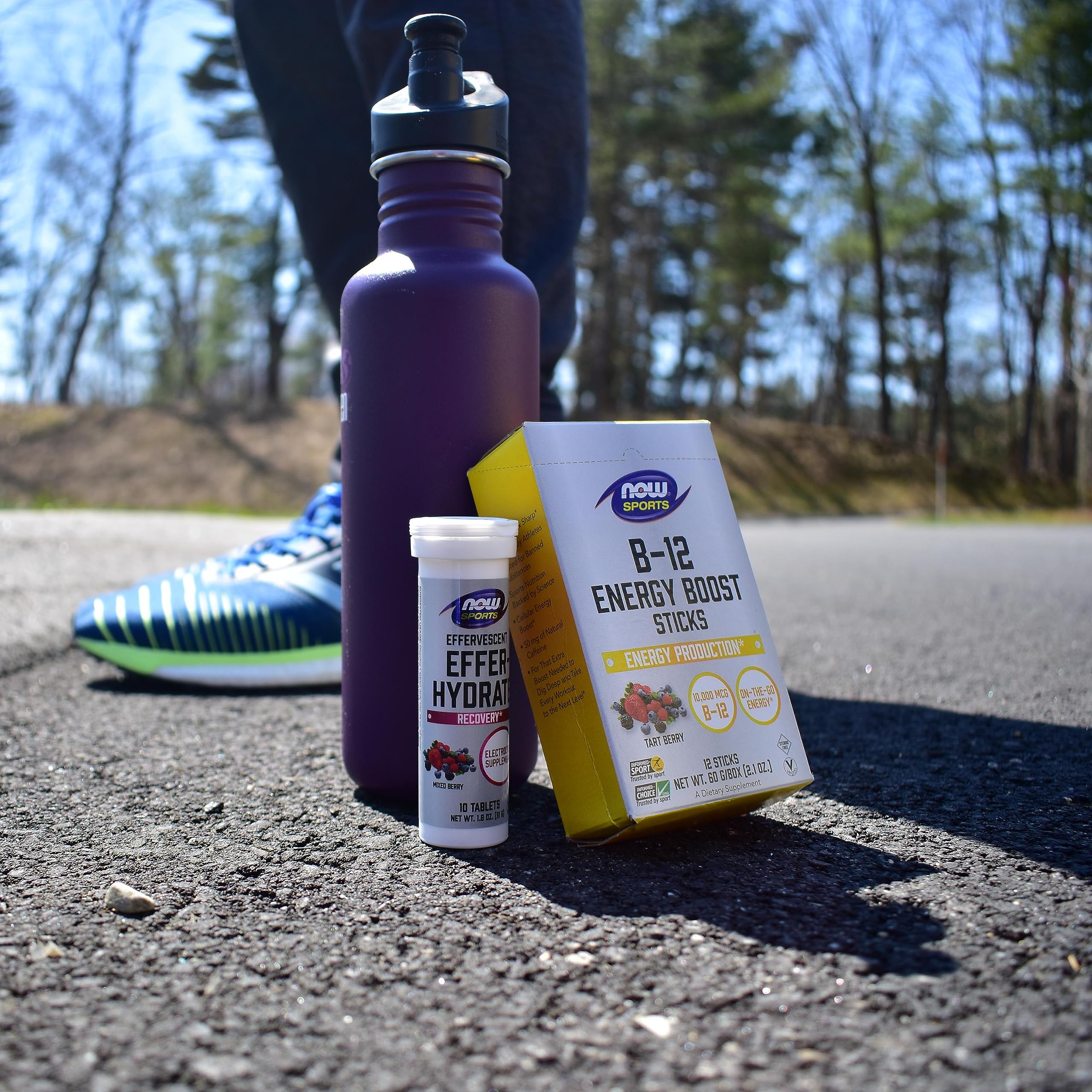 Foto 7 pulgar | Supplement Now Foods B-12 Energy Boost, 10 000 Mcg, 12 Barras - Venta Internacional.