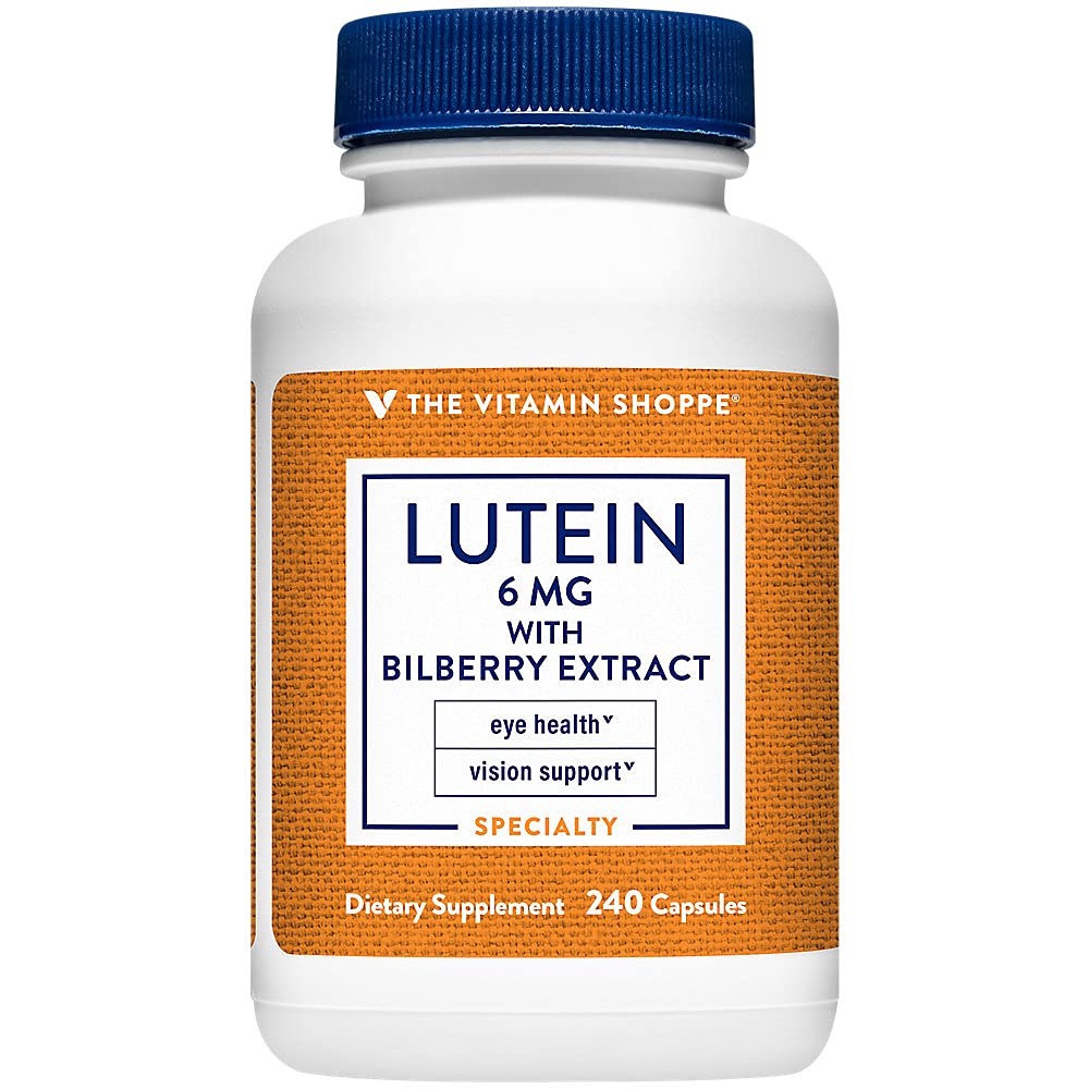 Foto 2 pulgar | Complementa La Luteína De The Vitamin Shoppe Con Arándano 240 Cápsulas - Venta Internacional.