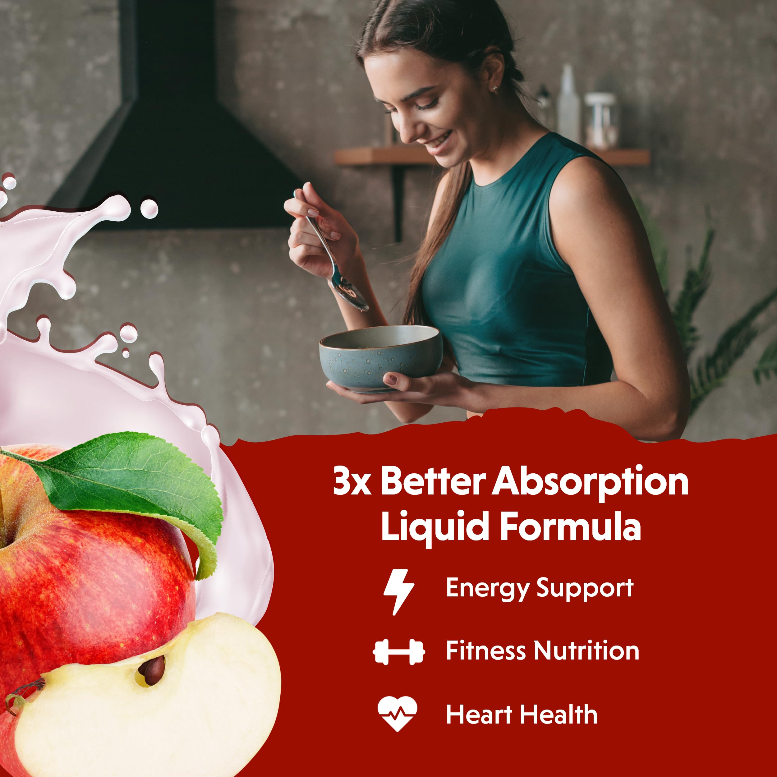 Foto 5 pulgar | Suplemento Barlean's Fresh Apple Tonalin Cla 450 Ml - Venta Internacional.