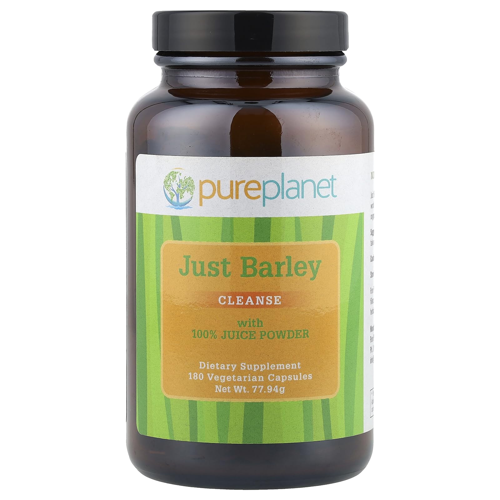 Foto 1 | Suplemento Pure Planet Just Barley 180 Cápsulas - Venta Internacional.