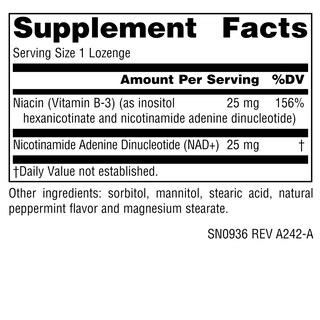 Foto 4 | Supplement Source Naturals Nad+, Coenzimado B-3, 25 Mg, 30 Pastillas - Venta Internacional.