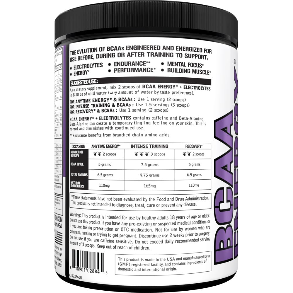 Foto 3 | Suplemento De Aminoácidos Bcaa Evlution Evl En Polvo Grape Splash - Venta Internacional.