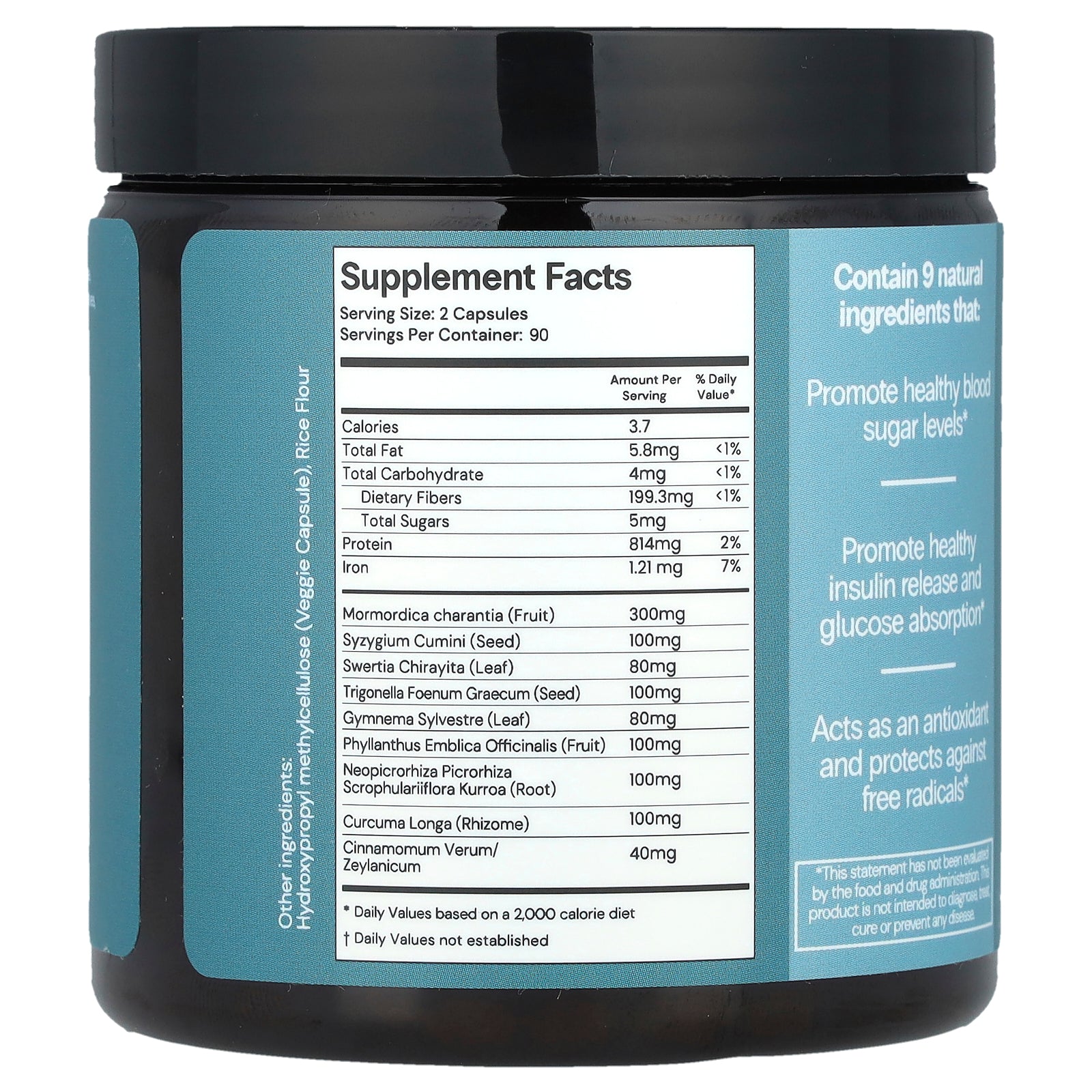 Foto 3 pulgar | Suplemento Curalife Curalin Blood Sugar Support 180 Cápsulas - Venta Internacional.