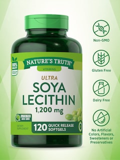 Foto 3 | Suplemento De Lecitina De Soja Ultra De Nature's Truth, 1200 Mg, 120 Unidades - Venta Internacional.