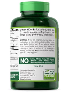 Foto 7 | Suplemento De Lecitina De Soja Ultra De Nature's Truth, 1200 Mg, 120 Unidades - Venta Internacional.