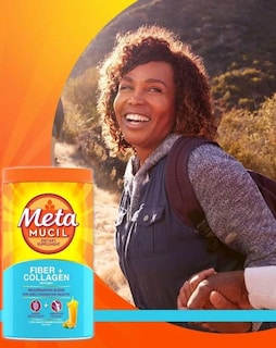 Foto 4 | Suplementos Nutricionales De Fibra Dietética Metamucil Fiber + Péptidos De Colágeno En Polvo Naranja - Venta Inter