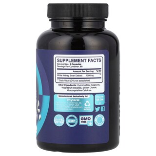 Foto 2 | Suplemento De Extracto De Frijol Blanco Phytoral 600 Mg 120 Cápsulas - Venta Internacional.