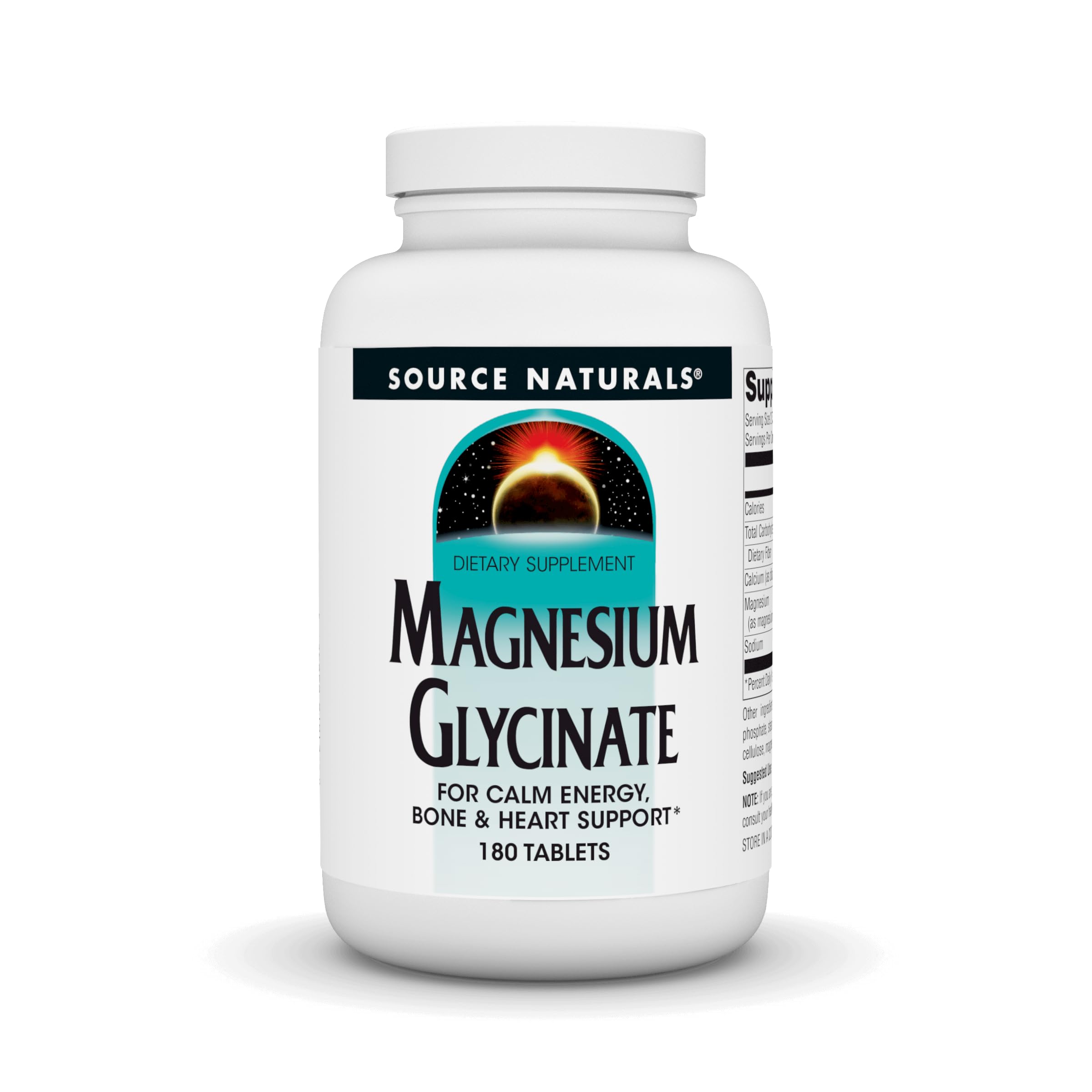 Foto 2 pulgar | Glicinato De Magnesio Supplement Source Naturals 200 Mg - 180 Comprimidos - Venta Internacional.