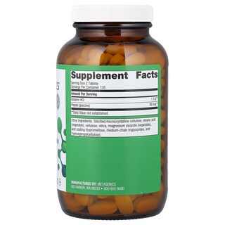 Foto 2 | Suplemento Metagenics Spectrazyme Betaine Hcl + Pepsina 270 Comprimidos - Venta Internacional.