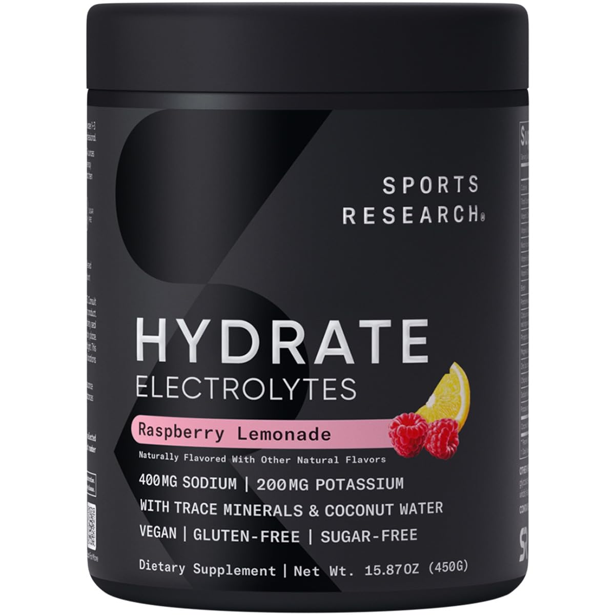 Foto 1 | Limonada Hidratada De Frambuesa Con Electrolitos En Polvo Sports Research - Venta Internacional.