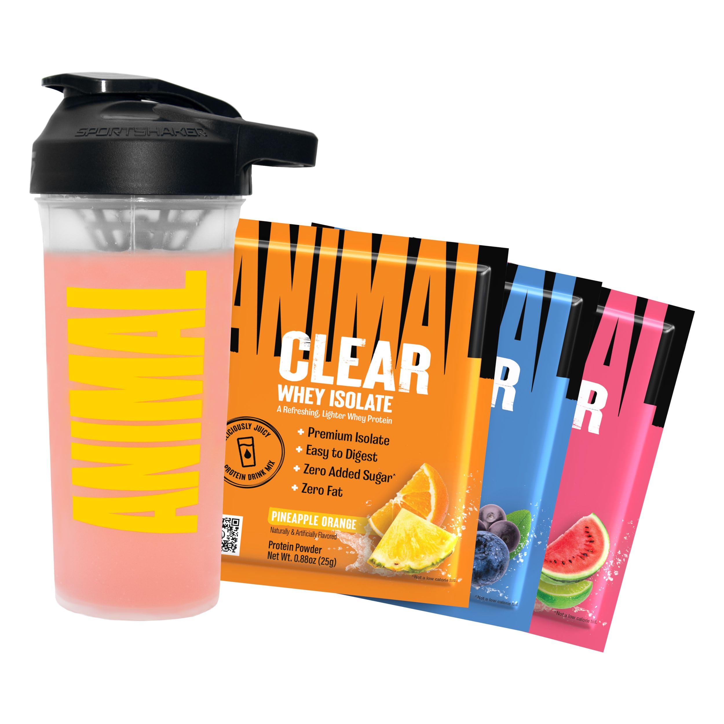 Foto 2 pulgar | Paquete De Muestras Aisladas De Proteína De Suero Animal Clear, 20 G De Proteína - Venta Internacional.